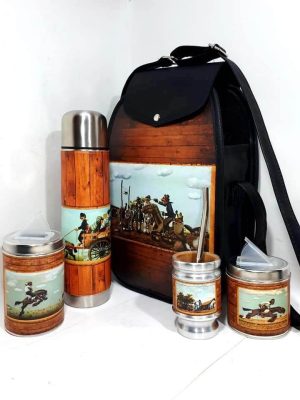 Set matero con diseño de Molina Campos colección FAR
