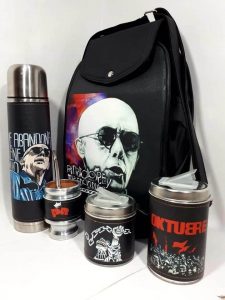 Set matero con diseño del Indio Solari colección FAR