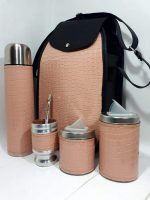 Set matero color croco Rosa colección FAR