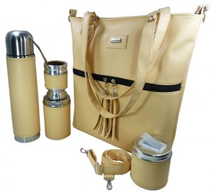 Set matero con cartera natural Aylen