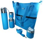 Set matero con cartera azul Aylen