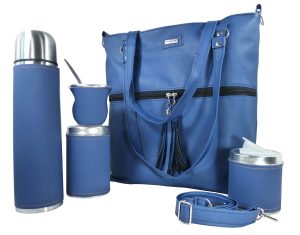 Set matero con cartera lila Aylen