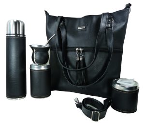 Set matero con cartera negro Aylen