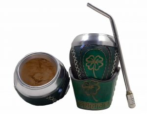 Venta de mates por mayor forrados con cuero