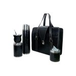 Set de mate croco negro coleccion Jack