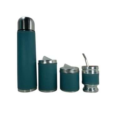 Set de mate x 4 gris plomo