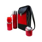 Set matero Floky croco rojo