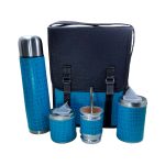 Set matero camping croco celeste