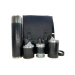 Set matero camping croco negro