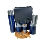 Set matero camping croco violeta con combo para asado