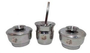 Set de yerbera, azucarera, mate y bombilla ventas por mayor