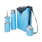 Set matero flor croco celeste