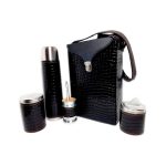 Set matero flor croco negro