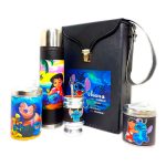 Set matero flor diseño lilo y stitch