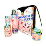 Set matero flor diseño chancho pato