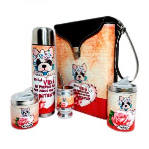 Set matero flor diseño sino