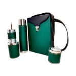 Set matero flor verde liso