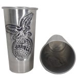 Vaso de aluminio Branca cincelado a mano ventas por mayor