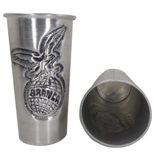Vaso de aluminio Branca cincelado a mano ventas por mayor