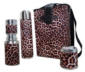 Set de mate economico con diseño Animal Print