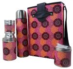 Set de mate economico con diseño de Flores