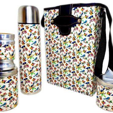 Set de mate economico con diseño de Golondrinas