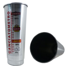 Vaso de aluminio Ganciatometro sin manija