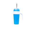 Mate autocebante de plastico azul