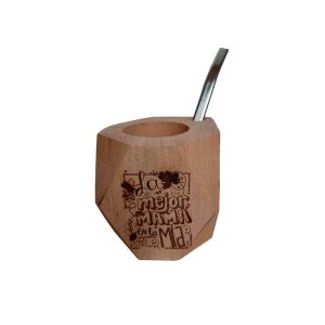 Mate de madera la mejor mama