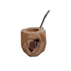 Mate de madera River Plate