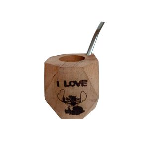 Mate de madera Stitch