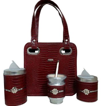 Set matero mini color bordo colección GUT
