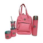Set de mate luli rosa con coronas