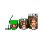 Set de mate x 3 frida kahlo