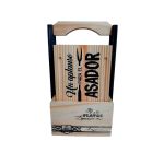 Set de tablas para asado frase un aplauso para el asador