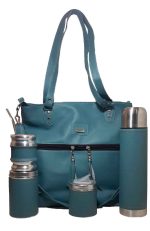 Set matero con cartera gris colección Aylen