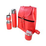 Set matero coral con mochila
