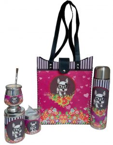 Set matero con diseño de Simones Fucsia colección BETD