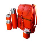 Set matero naranja con mochila