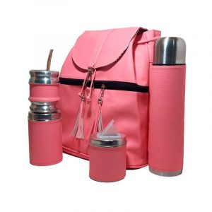 Set matero rosa bebe con mochila