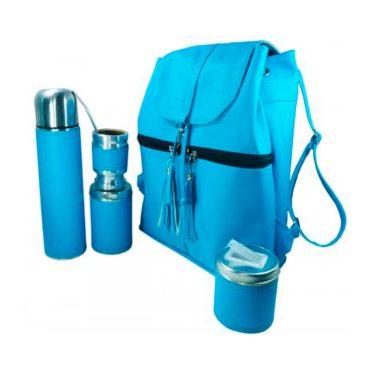 Set matero turquesa con mochila