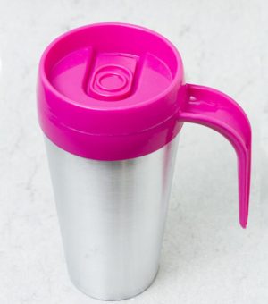 Vaso termico cafe mug color fucsia