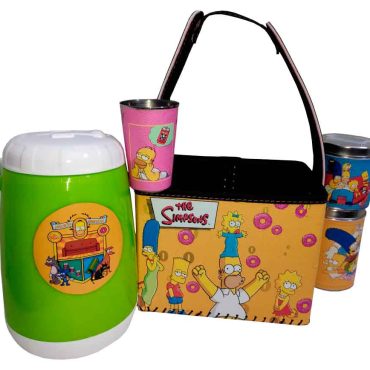 Set para terere con canasto diseño de Simpsons