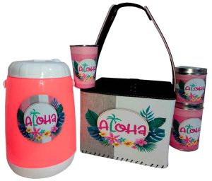 Set para terere con canasto diseño de Aloha