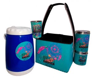 Set para terere con canasto diseño de Atrapa sueños
