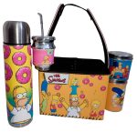 Set matero con canasto diseño de Simpsons