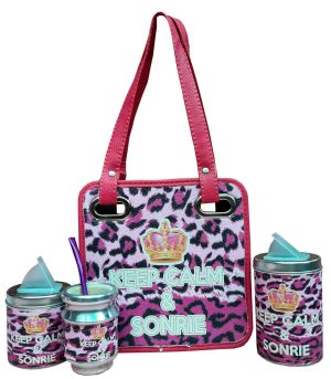 Set matero mini de 4 piezas con diseño Diva