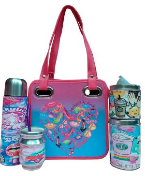 Set matero mini de 5 piezas con diseño Starbucks