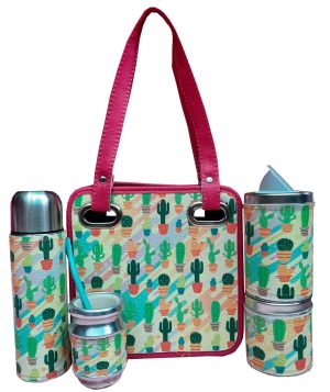 Set matero mini de 5 piezas con diseño Cactus