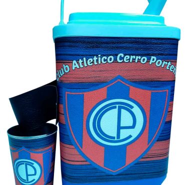 Set de terere con diseño de Cerro Porteño